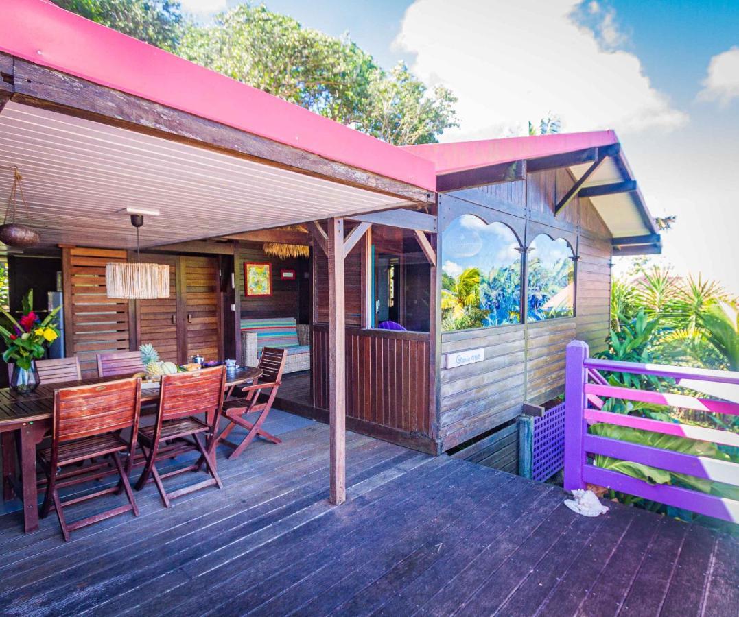 Piton Bungalows Ecolodges Deshaies Exteriör bild