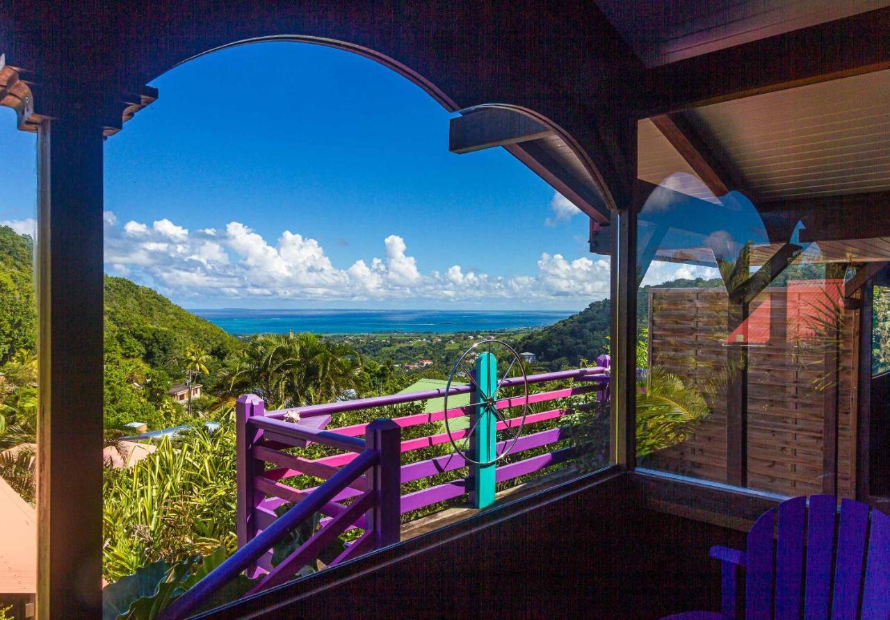 Piton Bungalows Ecolodges Deshaies Exteriör bild