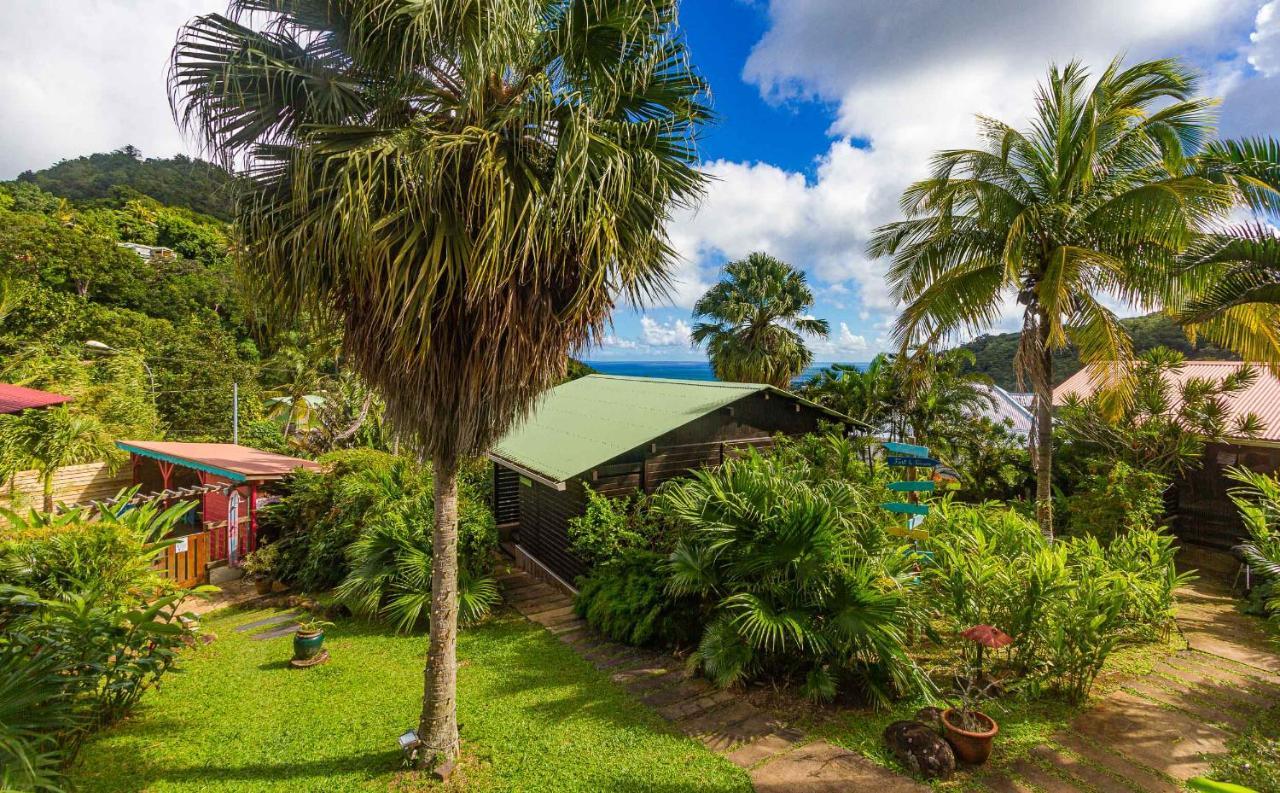 Piton Bungalows Ecolodges Deshaies Exteriör bild