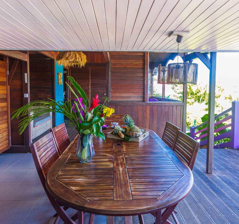 Piton Bungalows Ecolodges Deshaies Exteriör bild