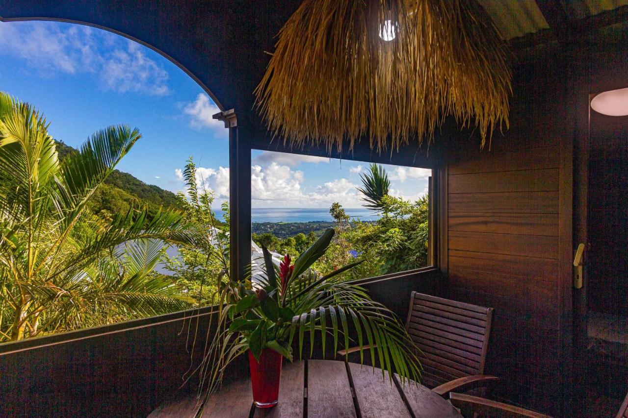 Piton Bungalows Ecolodges Deshaies Exteriör bild