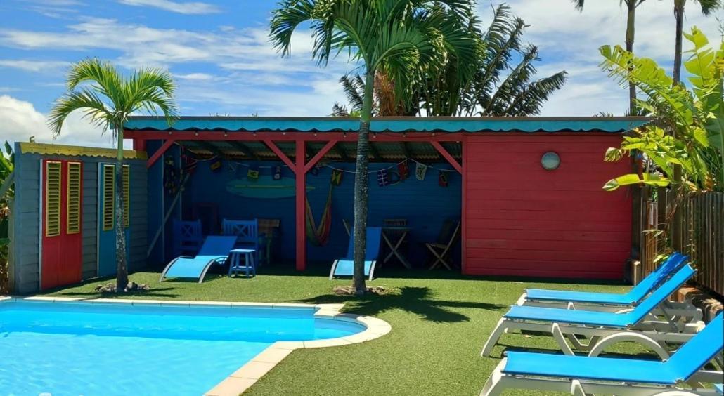 Piton Bungalows Ecolodges Deshaies Exteriör bild