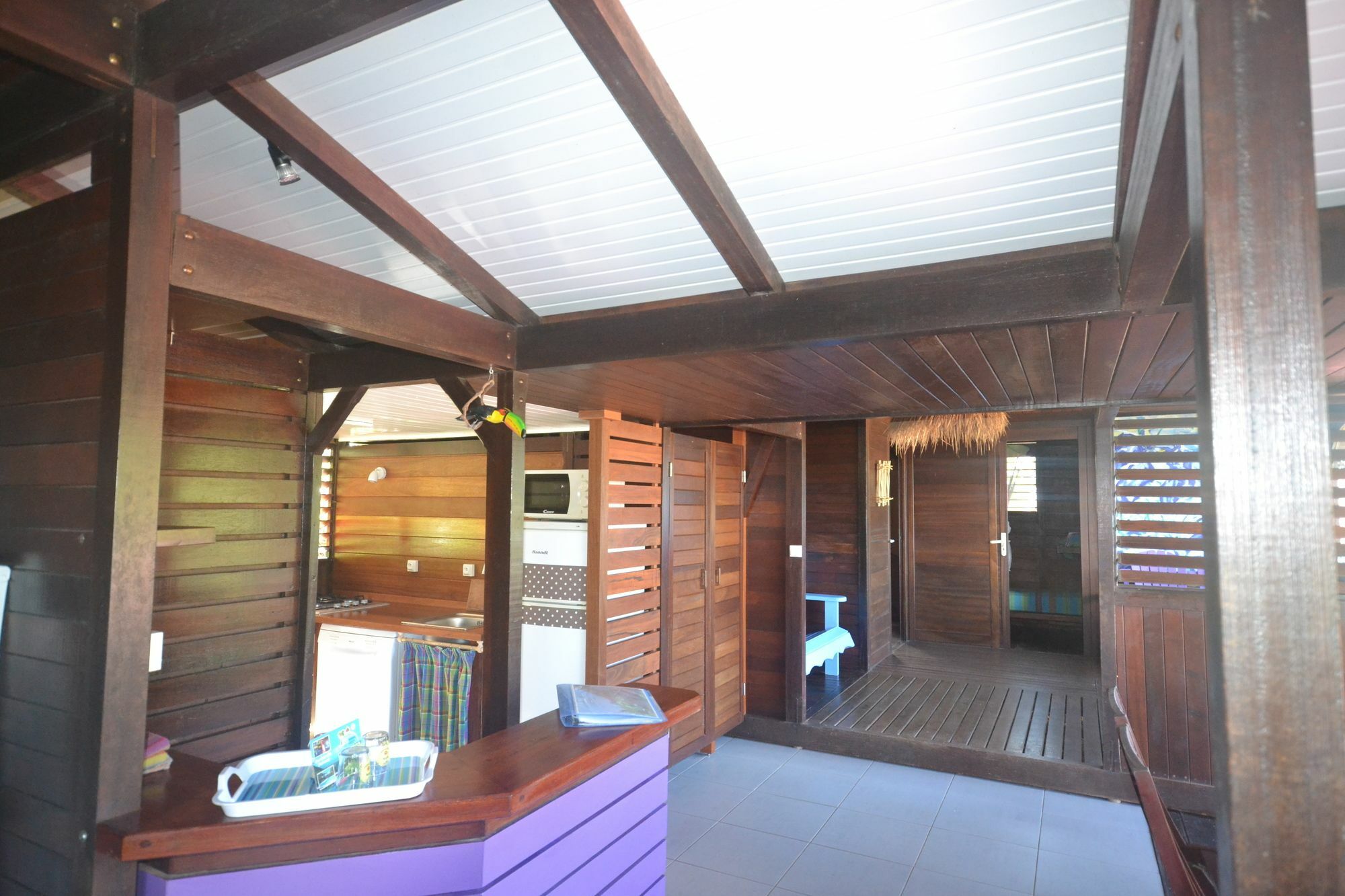 Piton Bungalows Ecolodges Deshaies Exteriör bild