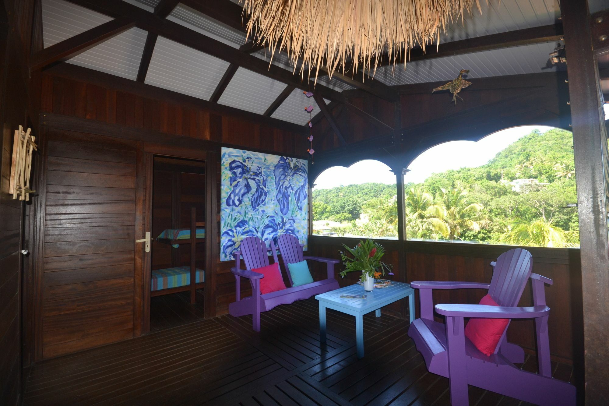 Piton Bungalows Ecolodges Deshaies Exteriör bild